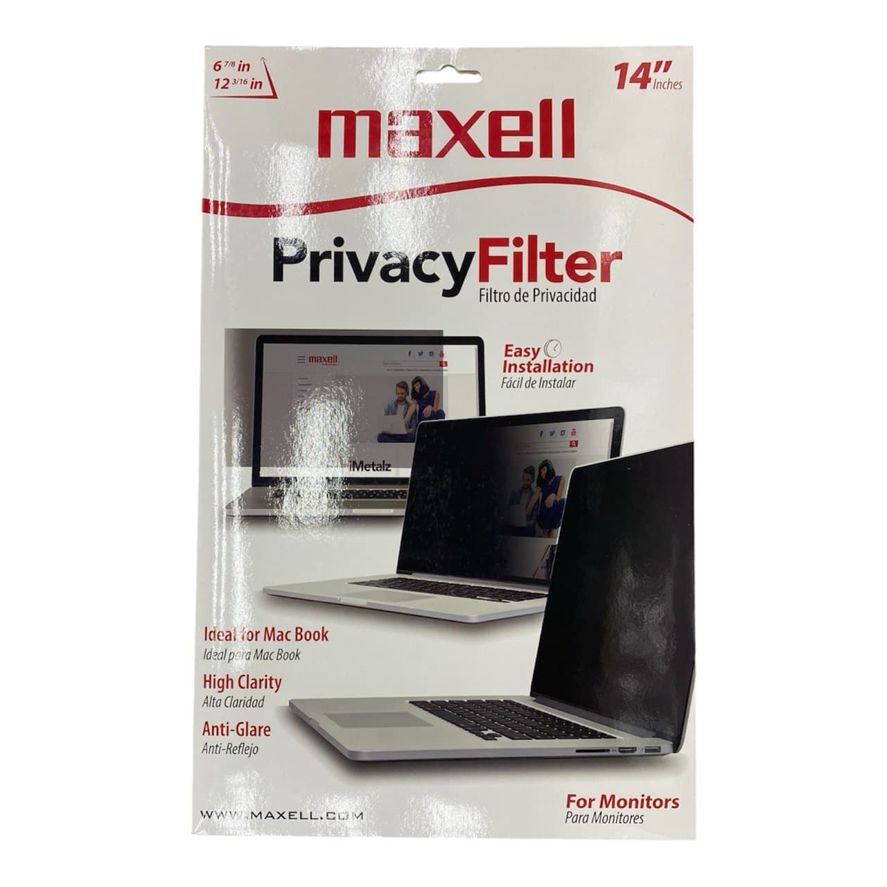 Protector de pantalla para laptop 14″ con filtro anti espia