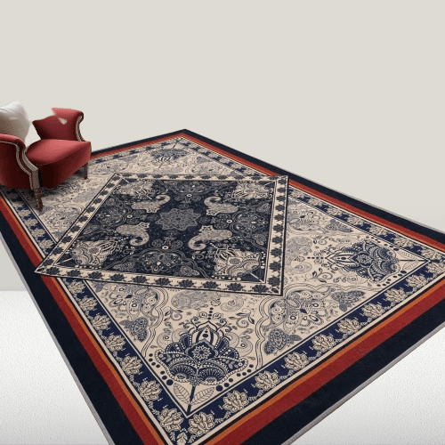Alfombra bohemia de 5 x 8 pies