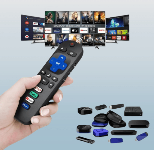 Paquete de 2: control remoto de repuesto compatible con Roku