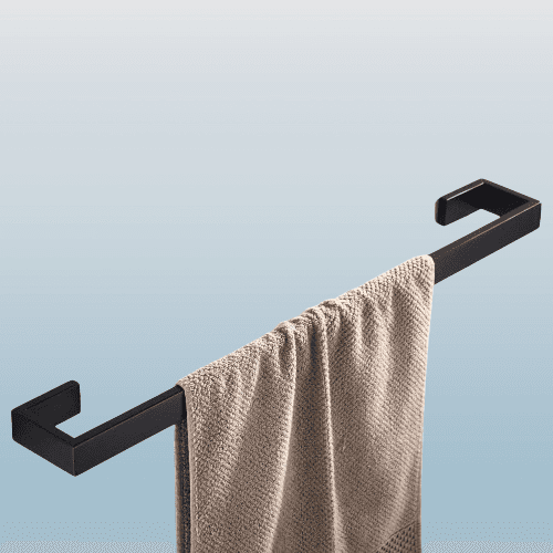 2 Toallero rectangular de acero inoxidable de 24.0 in