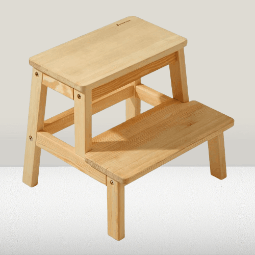 Taburete de madera para adultos y niños